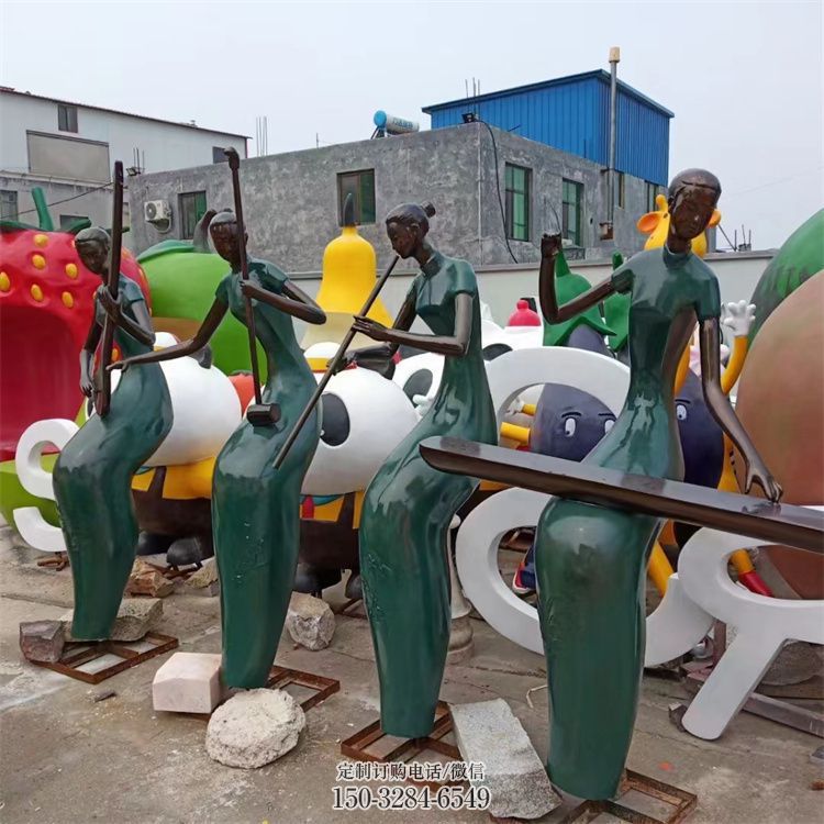 大型音乐人雕塑 商业街广场雕塑 仿真摆件