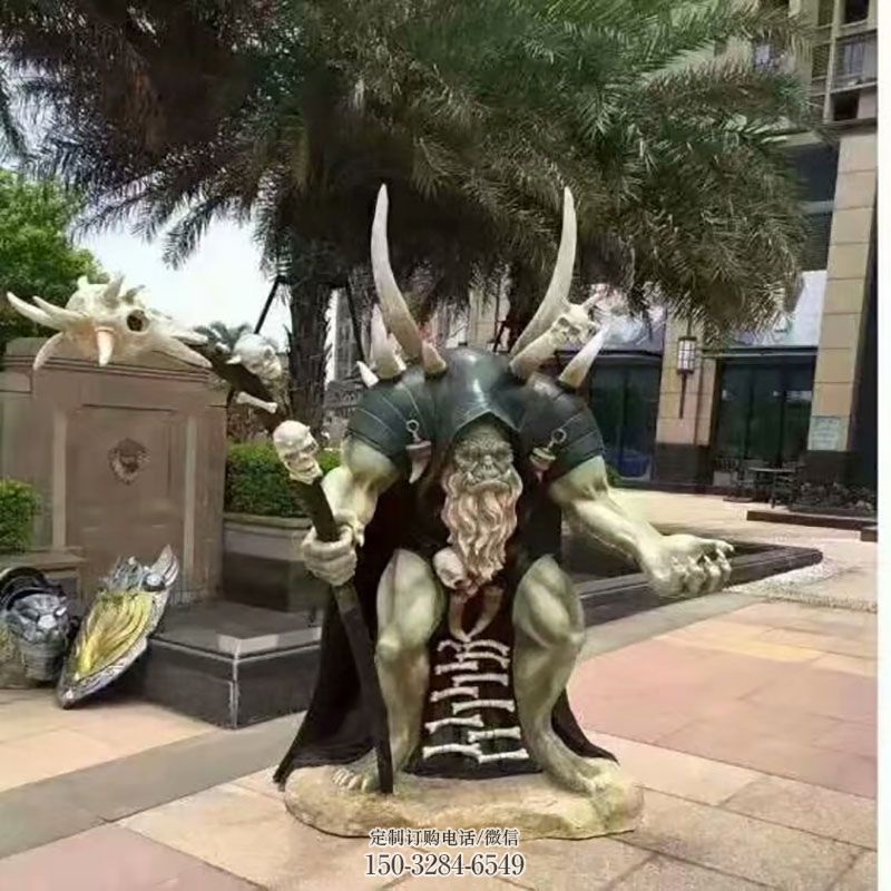 绿巨人雕塑生产 景观小品卡通雕塑供需 公园景观影视剧雕塑供求